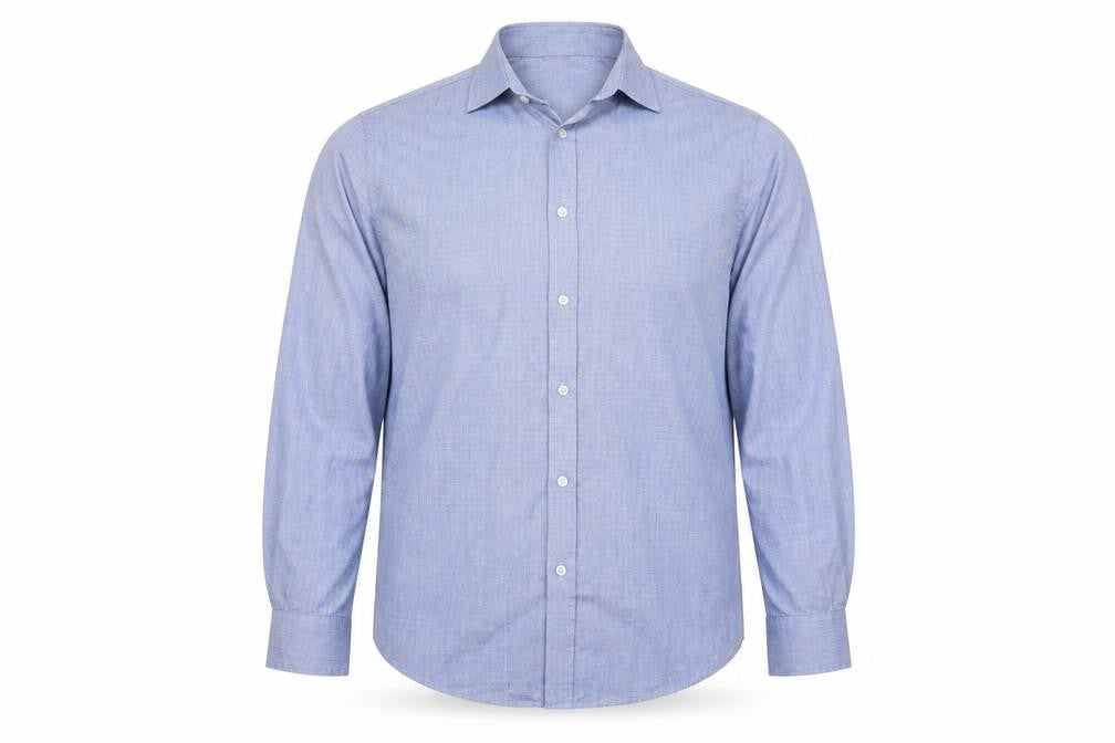 F&F Mens Blue    Button-Up Size 16.5