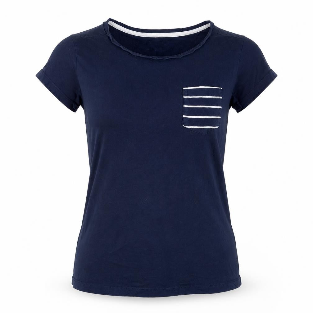 F&F Womens Blue Solid  Top Pyjama Top Size 6