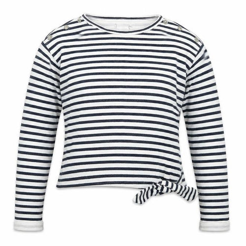 Only Womens Blue Striped  Basic Blouse Size M