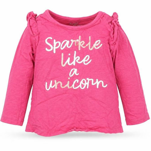 F&F Girls Pink   Basic T-Shirt Size 3-6 Months