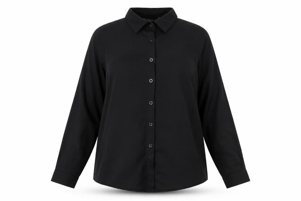 Zanzea Womens Black   Basic Blouse Size 10  - Cut Out Shoulder
