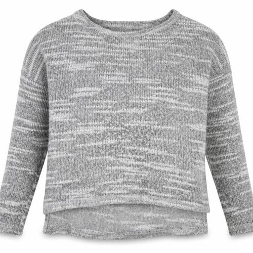 New Look Womens Grey Striped Knit Pullover Jumper Size 10