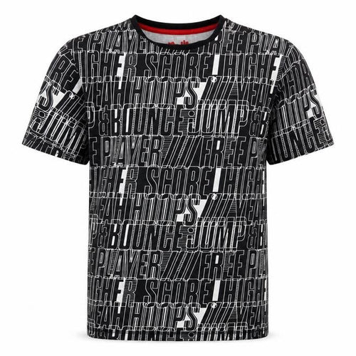 F&F Boys Black  Jersey Basic T-Shirt Size 9-10 Years  - Score