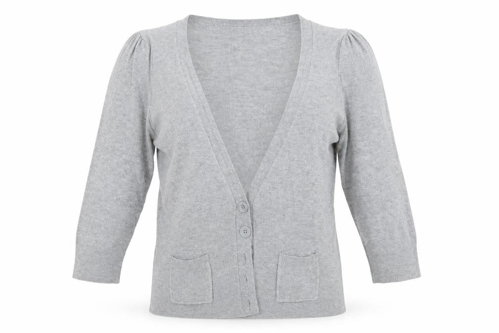 George Womens Grey   Cardigan Jumper Size M