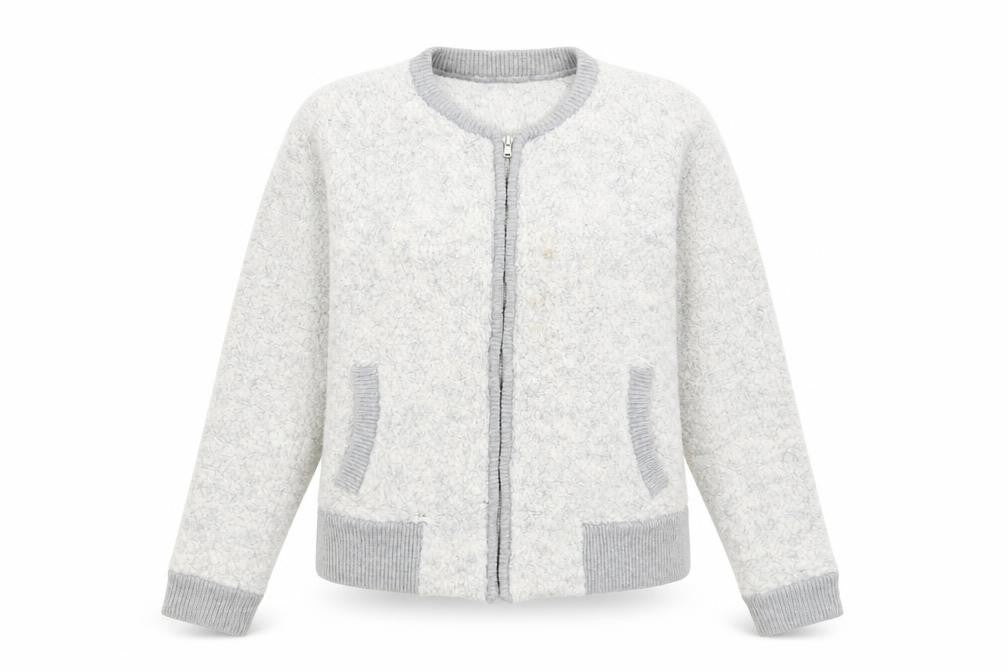 Papaya Womens Grey   Cardigan Jumper Size L
