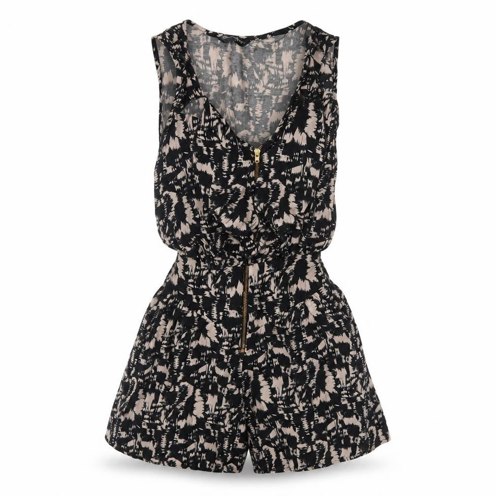 Miss Selfridge Womens Beige   Playsuit One-Piece Size 6
