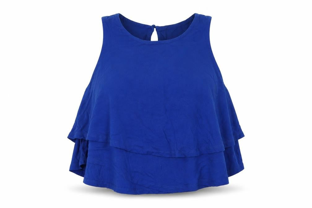 Select Womens Blue   Basic Tank Size 8