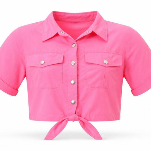 Rising international Womens Pink   Basic Button-Up Size S