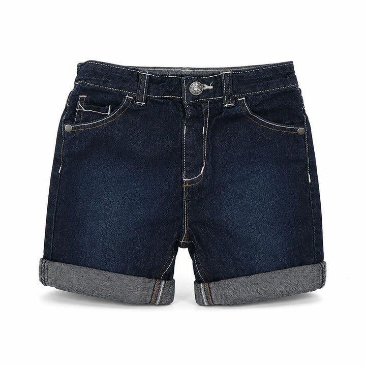 George Girls Black Denim Mom Shorts Size 3-4 Years