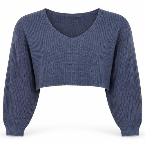 In the Style Womens Blue  Knit Pullover Jumper Size 10