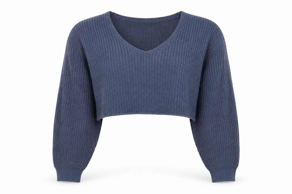 In the Style Womens Blue  Knit Pullover Jumper Size 10