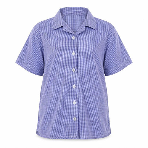 Banner Girls Black Check  Basic Button-Up Size 11-12 Years