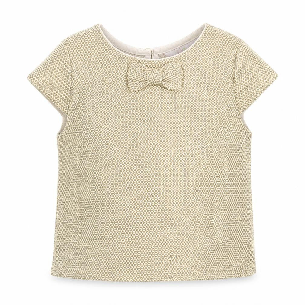 FG4 Girls Gold   Basic T-Shirt Size 2-3 Years
