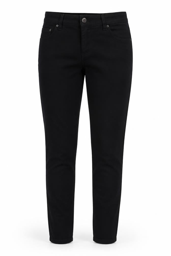 denim co Womens Black  Denim Straight Jeans Size 12