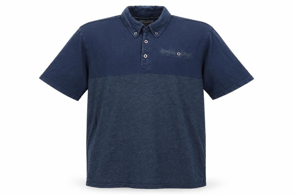 Studio Mens Blue    Polo Size L