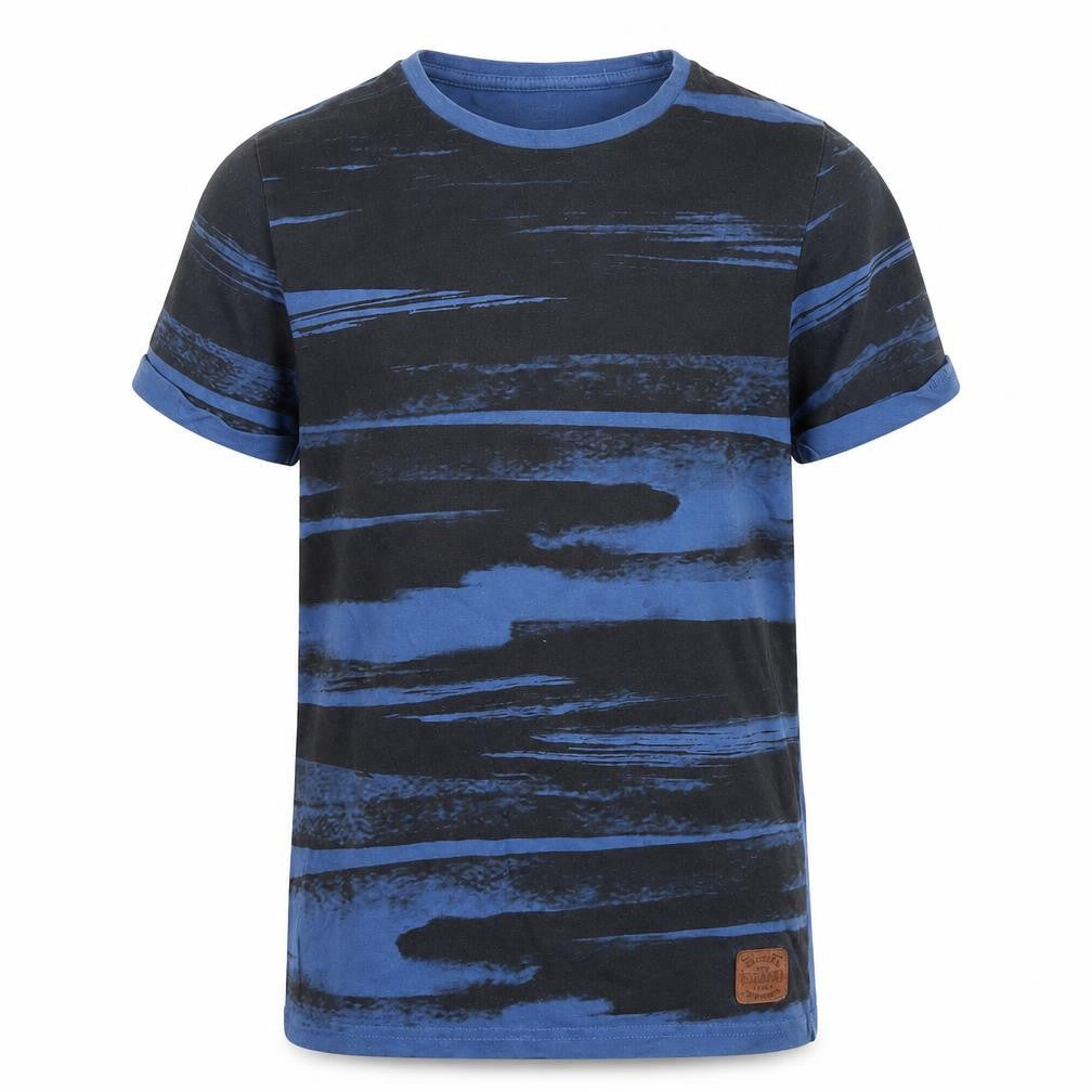 F&F Girls Blue Striped  Basic T-Shirt Size 10-11 Years