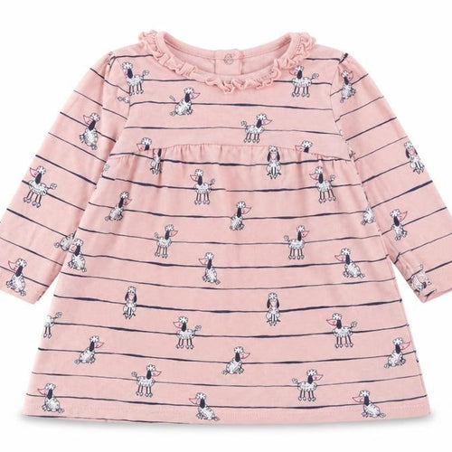 George Baby Pink Striped  A-Line  Size 3-6 Months