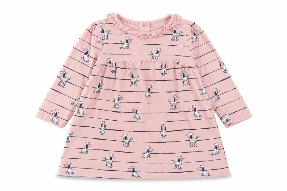 George Baby Pink Striped  A-Line  Size 3-6 Months