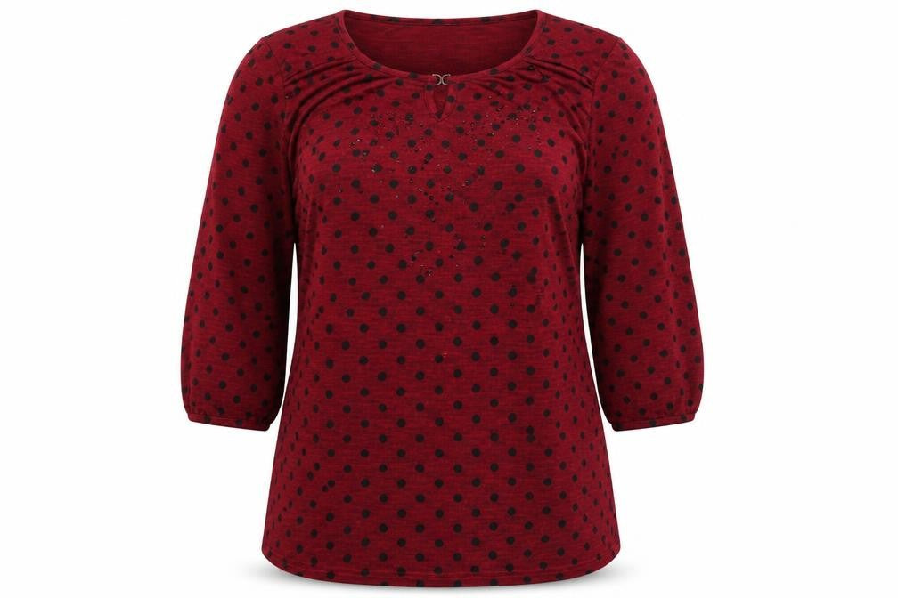 Presence Womens Red   Basic T-Shirt Size 16