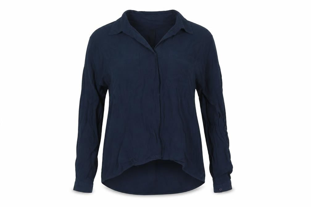 Preworn Womens Blue   Basic Button-Up Size M