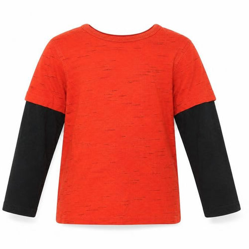 George Boys Red  Jersey Basic T-Shirt Size 3-4 Years
