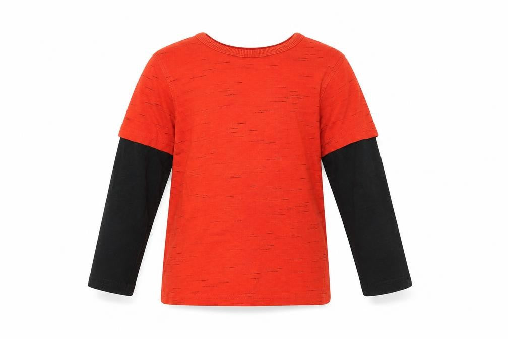George Boys Red  Jersey Basic T-Shirt Size 3-4 Years