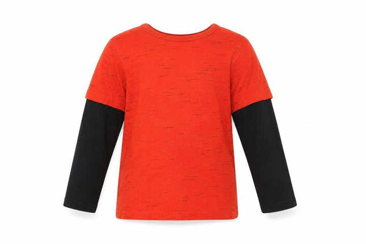 George Boys Red  Jersey Basic T-Shirt Size 3-4 Years