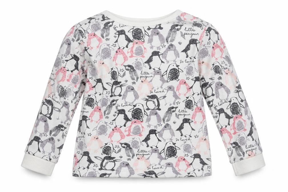 George  Ivory Animal Print  Basic T-Shirt Size 12-18 Months