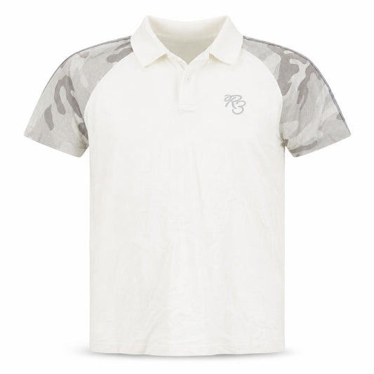 Front view of Ripstop boys’ white basic t-shirt, size XL