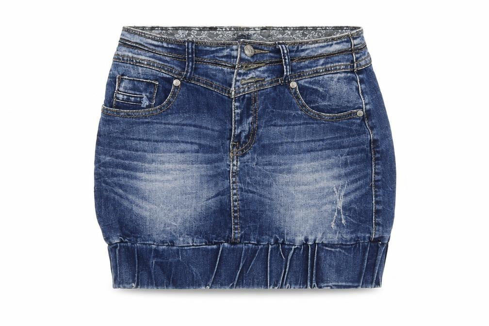 KangaROOS Womens Blue   Flare Skirt Size 27 in