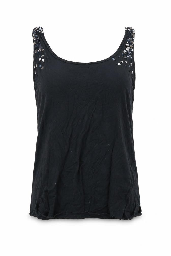 Miss Selfridge Womens Blue   Basic Tank Size 10