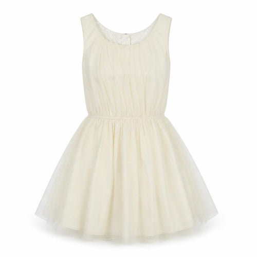 pre worn Womens White   Fit & Flare  Size 8