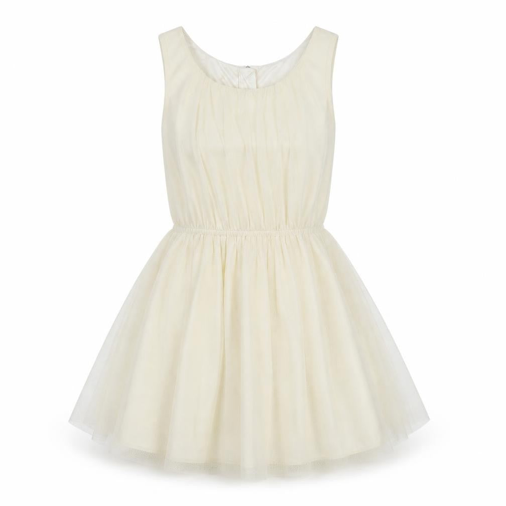 pre worn Womens White   Fit & Flare  Size 8