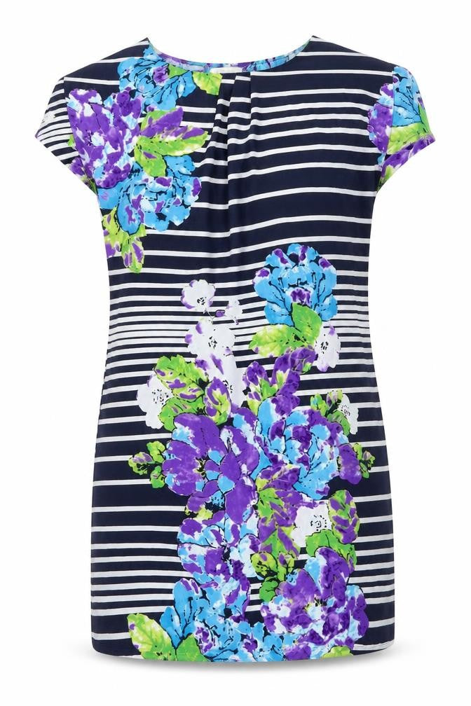 Lakeland Womens Blue Striped  Shift  Size 12