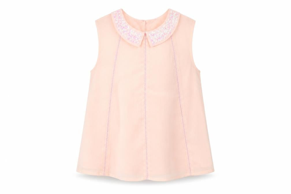 George Girls Pink   Basic Blouse Size 5-6 Years