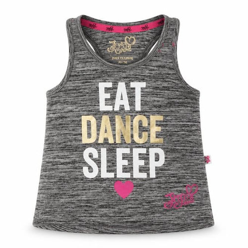 Jojo Silva Girls Grey   Basic Tank Size 6-7 Years