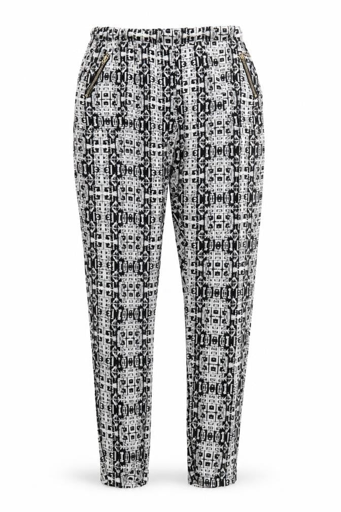 Quiz Womens White   Trousers  Size 8 L29 in