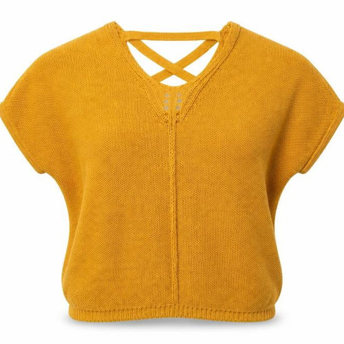 F&F Womens Yellow  Knit Pullover Jumper Size 10