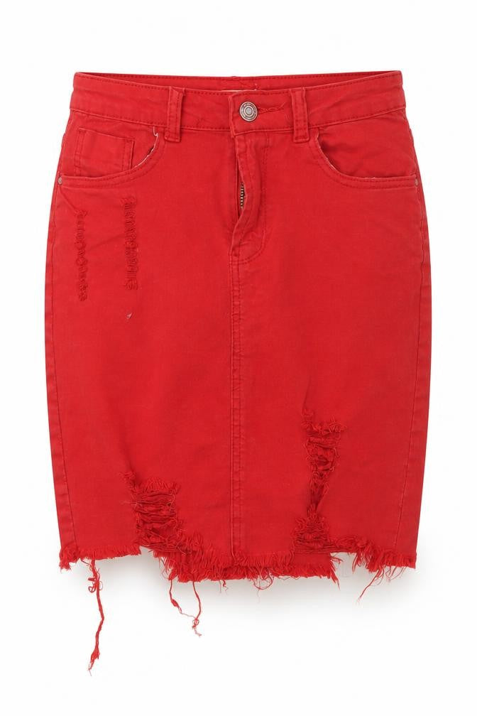 My Bestiny  Womens Red   A-Line Skirt