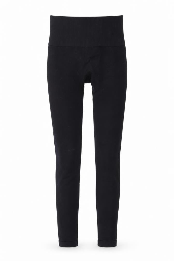 WORKOUT Womens Black   Compression Leggings Size S L27 in