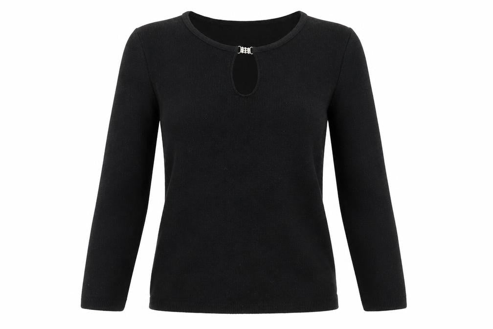 VIP Womens Black   Pullover Jumper Size 10