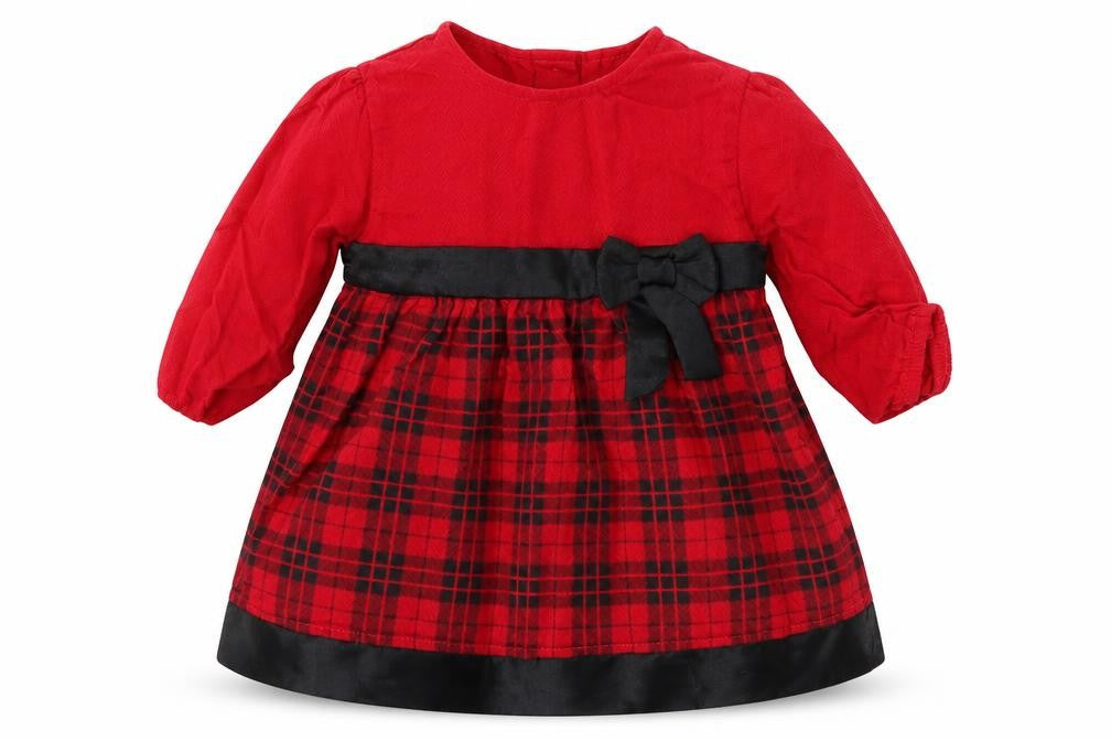 Ladybird Girls Red Plaid  A-Line  Size 3-6 Months