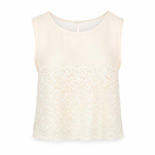 Topshop Womens Beige   Basic T-Shirt Size 6
