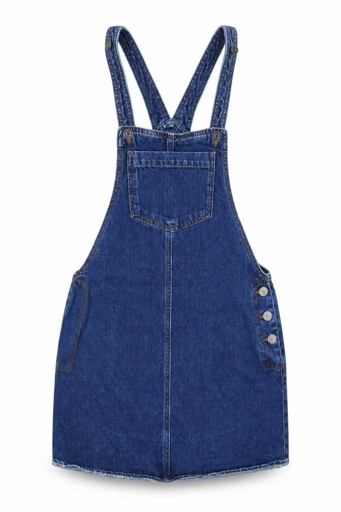 Topshop Womens Blue   Dungaree One-Piece Size 6