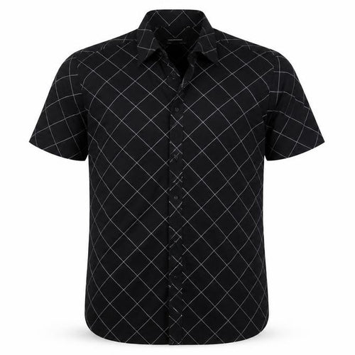 Cedarwood State Mens Black Check   Button-Up Size L