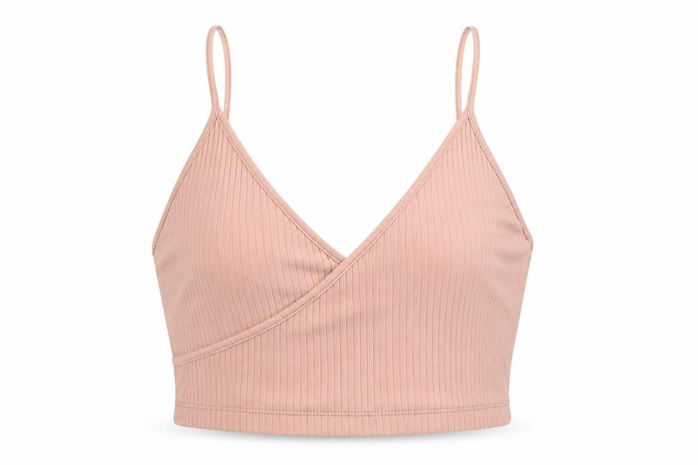 Topshop Womens Pink   Cropped Tank Size 10