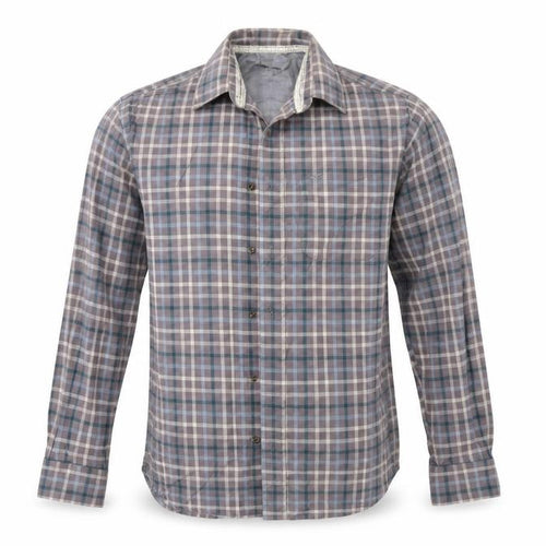 Wolsey Mens Grey Plaid   Button-Up Size M