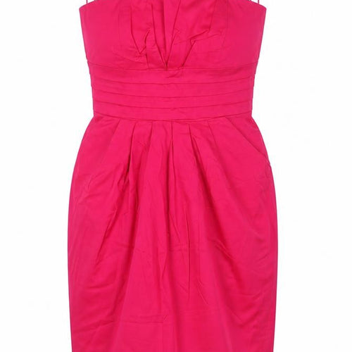 newlook Womens Pink   Pencil Dress  Size 10