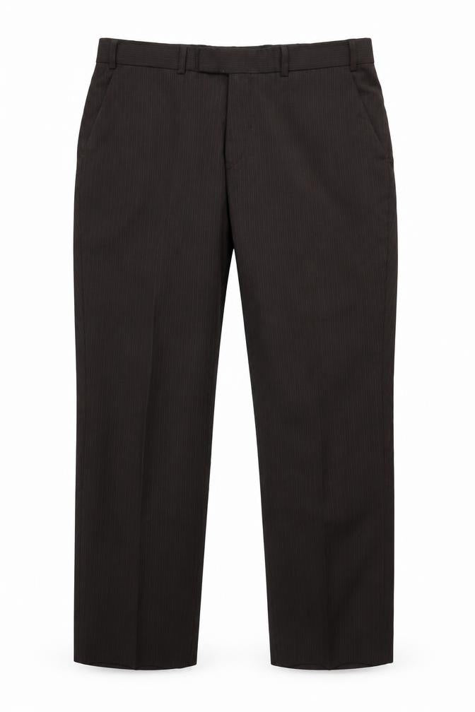limehaus Mens Brown Striped  Trousers  Size 36 in L28 in