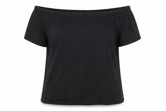 Front view of George women’s black basic blouse, size UK 14